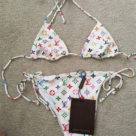 louis vuitton white monogram bikini|louis Vuitton Monogram canvas eva.